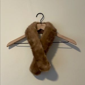 Fur Trim Scarf (vintage)